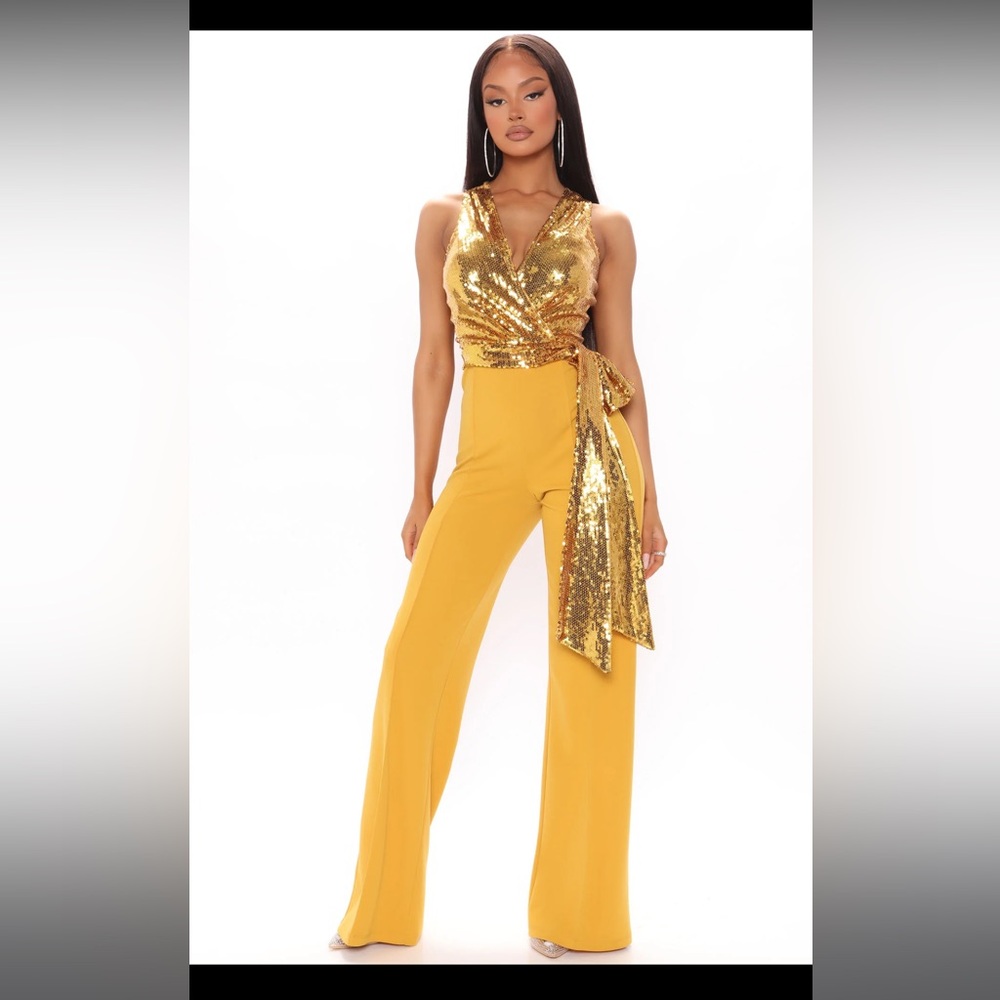 SEQUIN JUMPSUIT